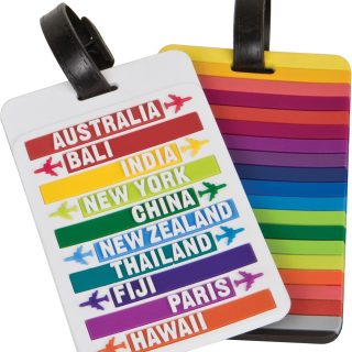 Travelon Set of 2 Luggage Tags - Hot Spots
